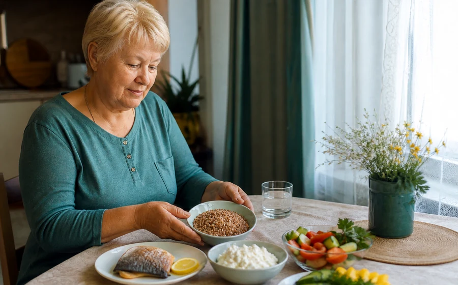 Продукты и вес после 55: как помогать суставам без жестких диет
